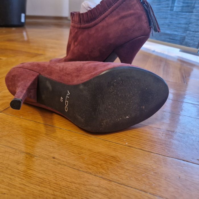 Botki ALDO r.40 w kolorze bordo