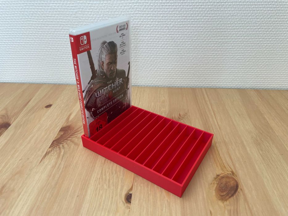 Podstawka stojak na gry Nintendo Switch czerwona
