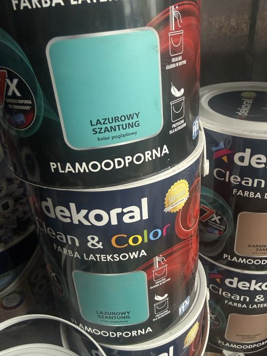 Farby decoral 2,5l 2 szt za 60 zl