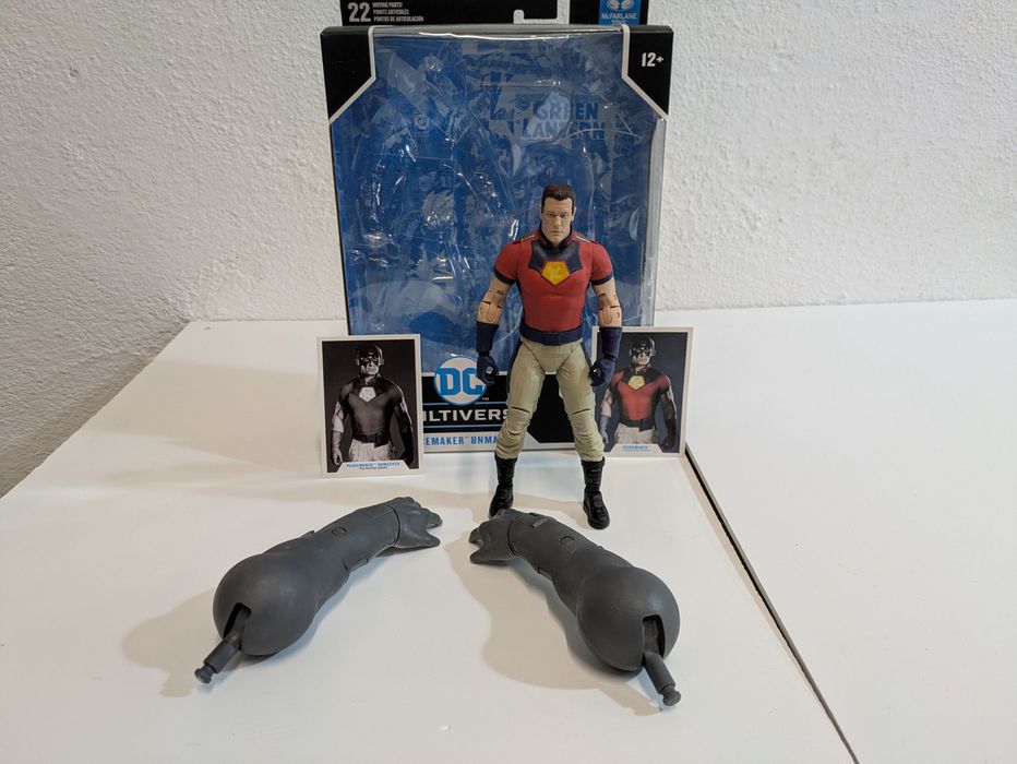 Peacemaker Unmasked DC Multiverse Mcfarlane