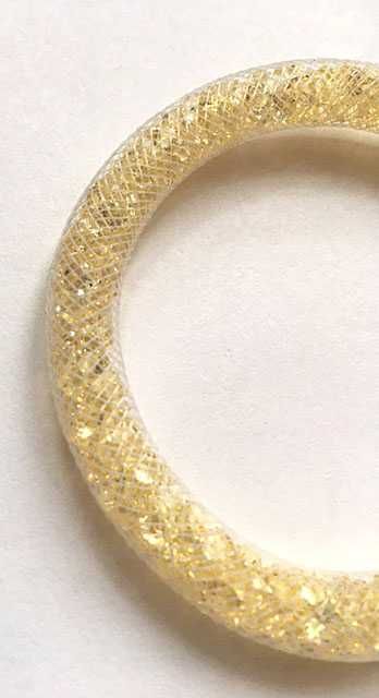 Diamentowa Bransoletka z kryształów Bicone light Topaz