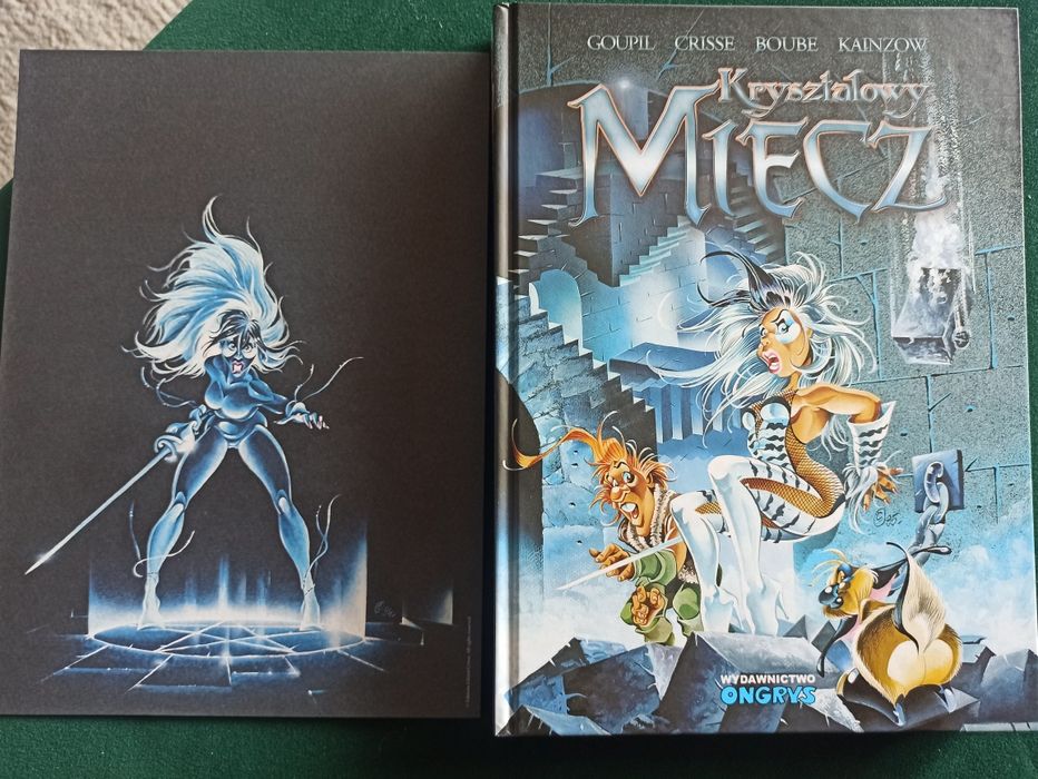Komiks Kryształowy miecz wyd. Zbiorcze + grafika