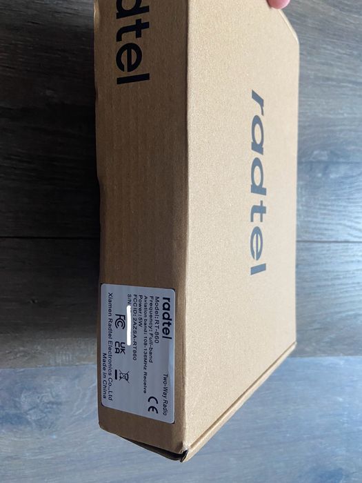 Радіостанція Radtel RT-860 з вбудованим всехвильовим радіоприймачем