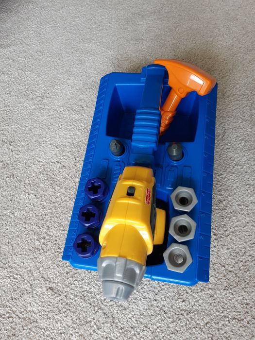Wkrętarka  wierkarka  skrzynka  narzędzia Fisher Price