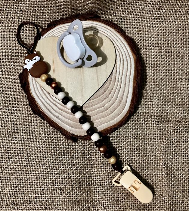 Prende chupetas de silicone