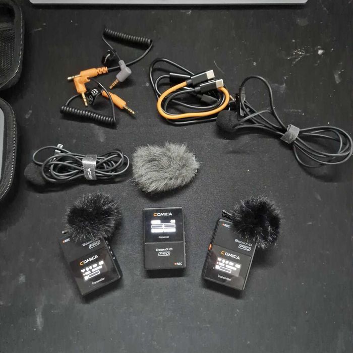 Comica BoomX-D2 Pro Microphone Wireless (2TX+RX) 2.4G - Preto