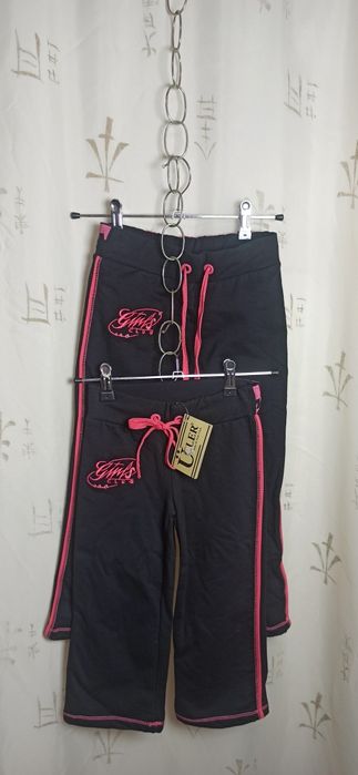 Штани нові спортивні Ucler для дівчаток на 4 та 6 років,зріст 104 ,116