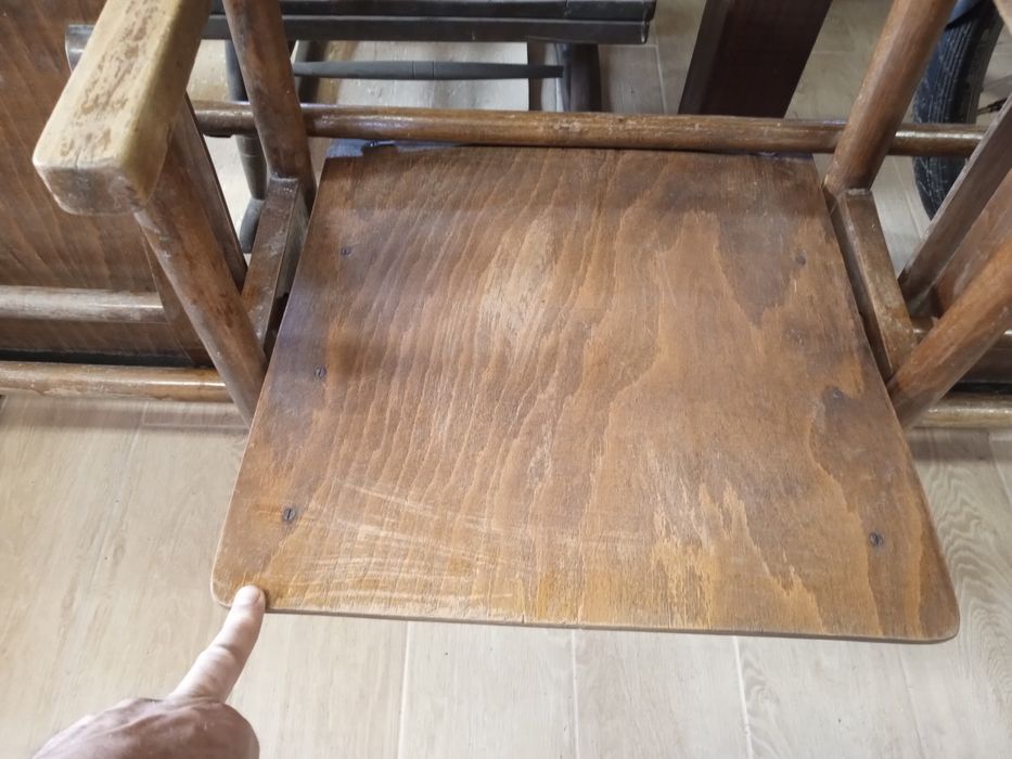 Krzesła kinowe - PRL