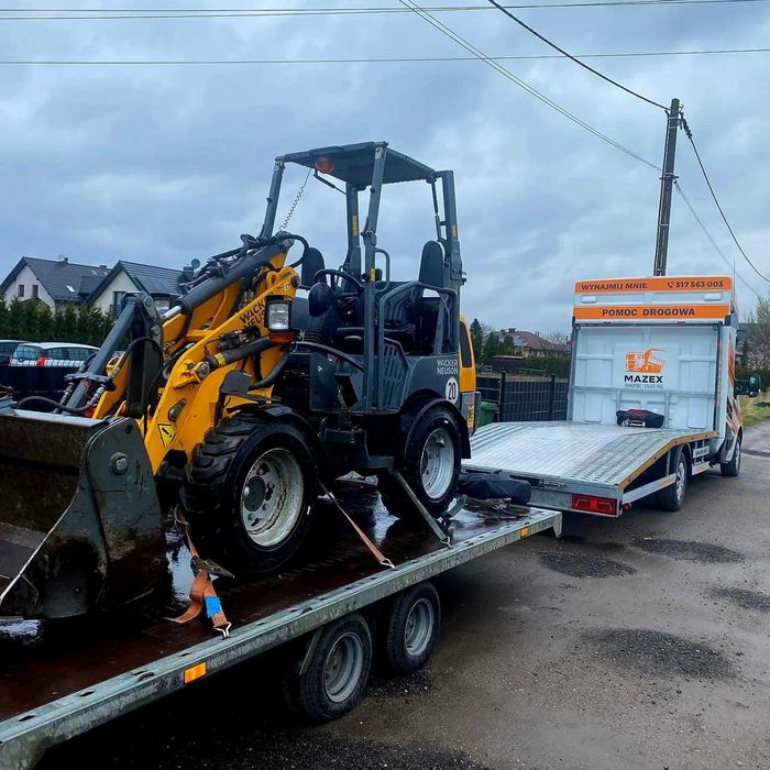 Usługi transportowe Transport HDS wywrotka platforma Autolaweta