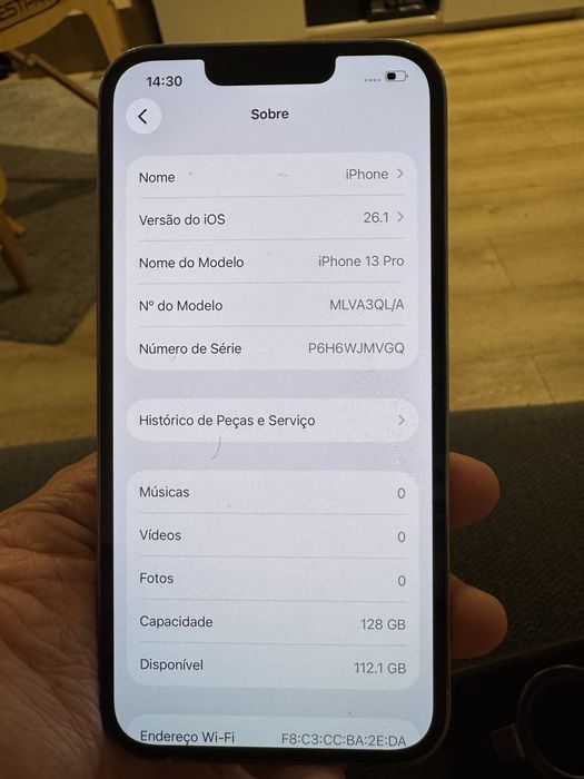 iPhone 13 Pro 128GB em excelente estado, totalmente funcional