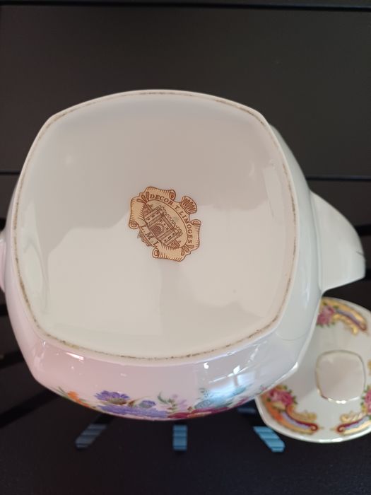 FLORAL TEAPOT - Limoges Decor428623409468549121