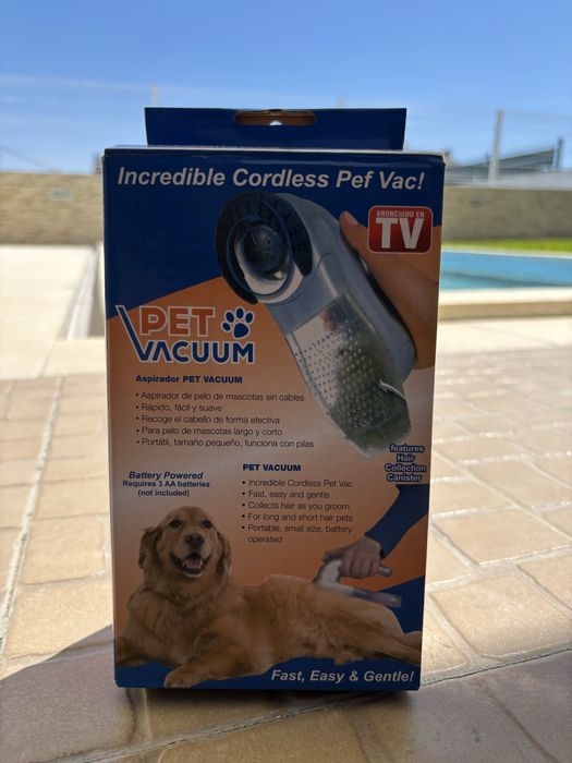 Aspirador de pelos para cães e gatos