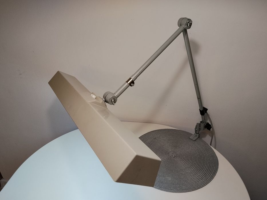 Stara lampa warsztatowa Midgard ILBA  LS 20W lata 70'te Niemcy