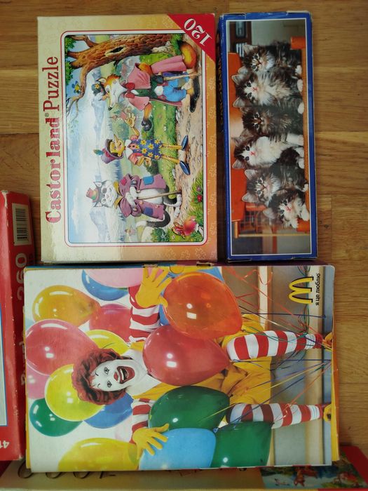 Пазлы 6 шт., + бонус