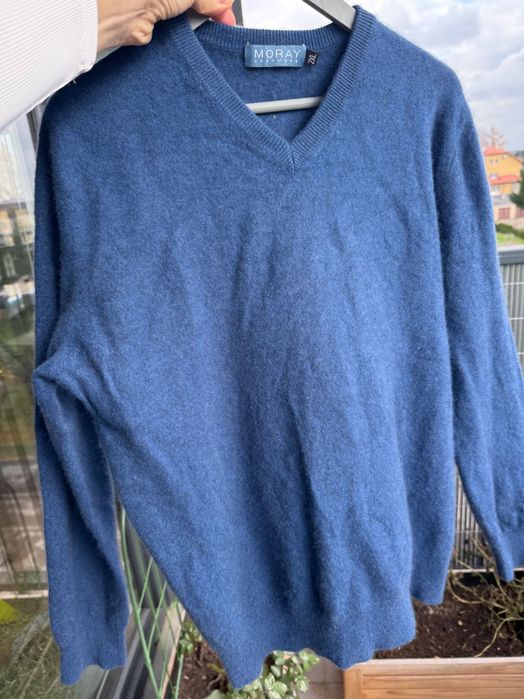 Kaszmirowy sweter 100% mongolian cashmere premium