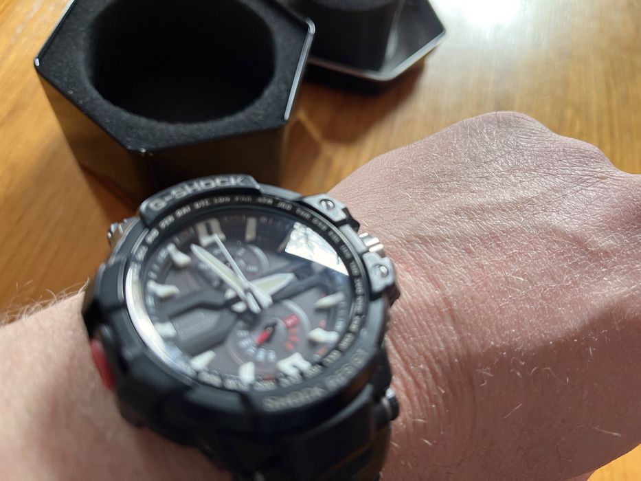 Часы Casio G-Shock Graviti серия для пилотов.