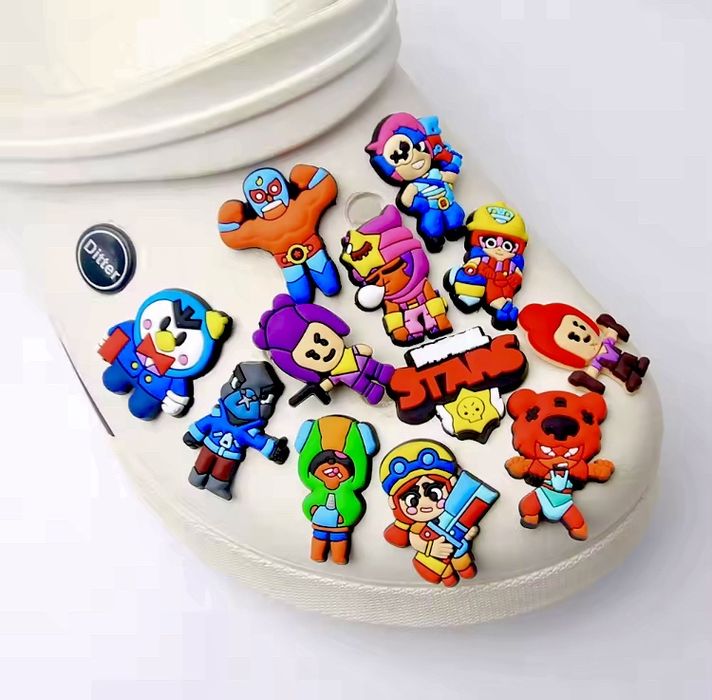 Джибітси Jibbitz для сабо Crocs крокси Бравл Старс Brawl Stars