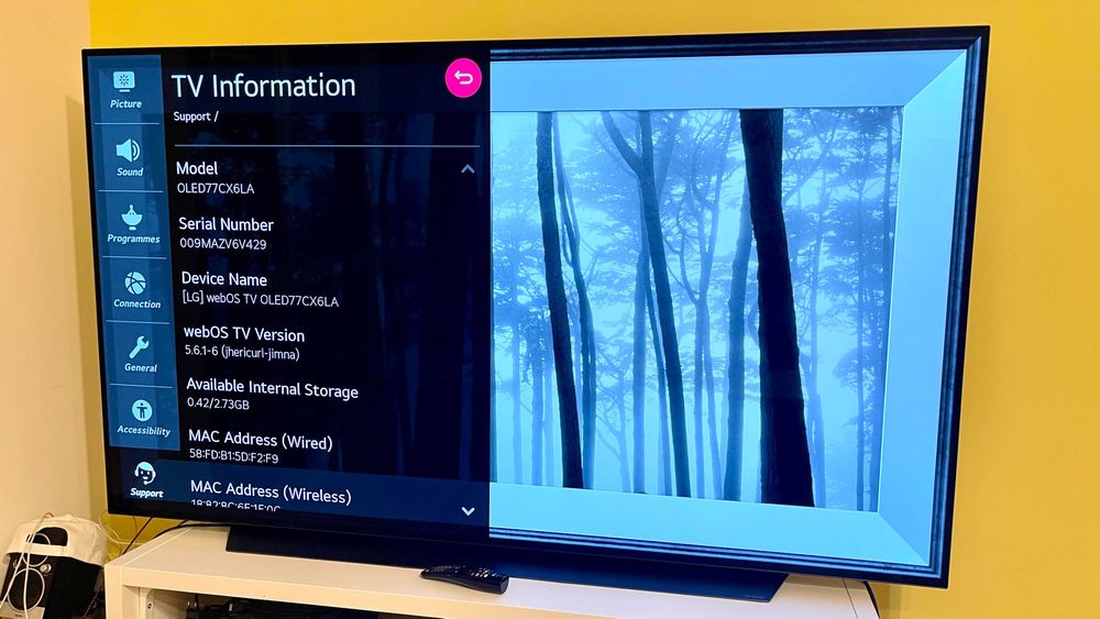 Telewizor LG OLED77CX6LA 77" - Stan idealny!