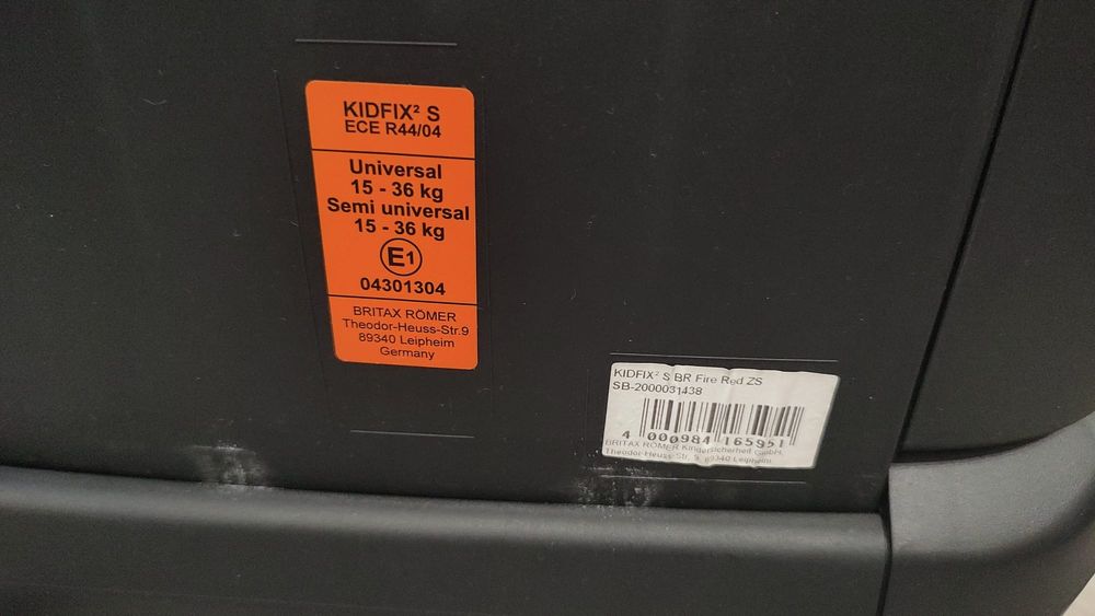 Fotelik Britax Römer KIDFIX s fire Red.
