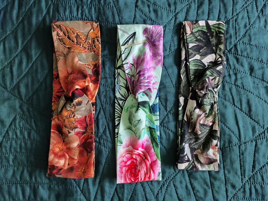 Nowe opaski Okee zestaw 3 sztuki bawełna