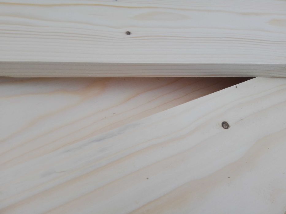 90x15 cm  Prapet drewniany, gładki , świerk