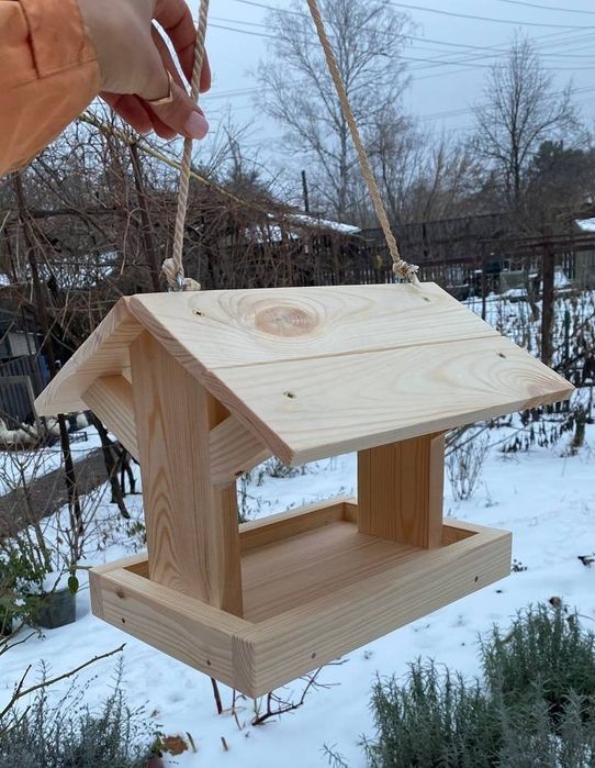 Годівничка для птахів + корм в подарунок