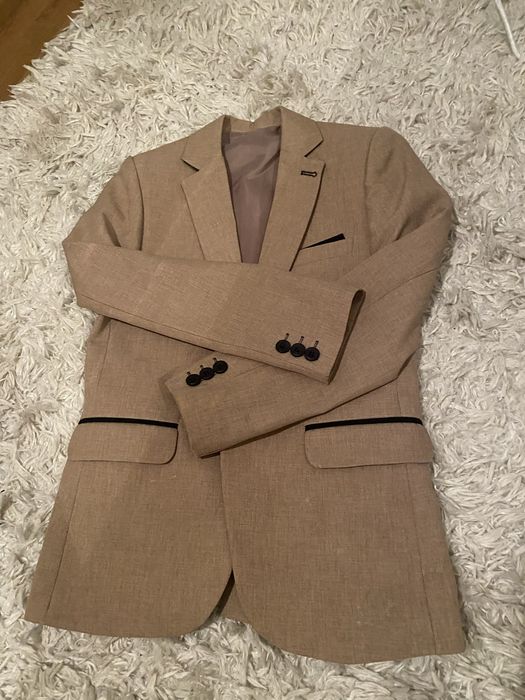Marynarka jasny brąz  rozmiar 146