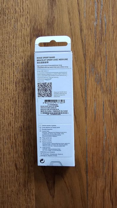 Oryginalny pasek Samsung Ridge sport band 20mm S/M. Nowy!