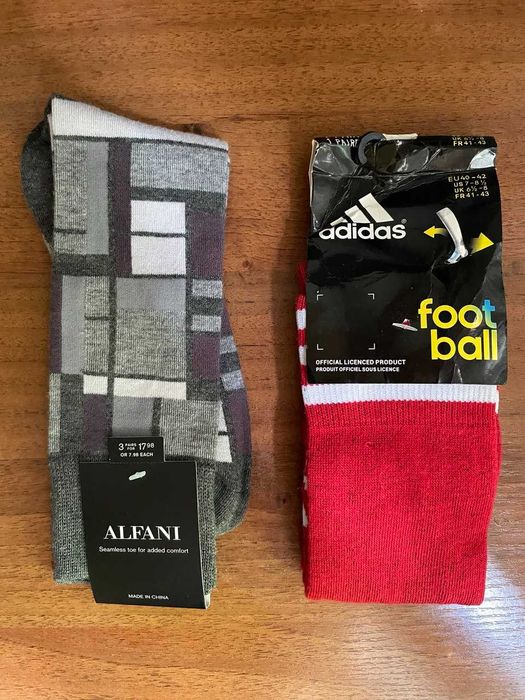 Носки Club Room, Alfani, Adidas, Nike, Fila, Puma, Lotto