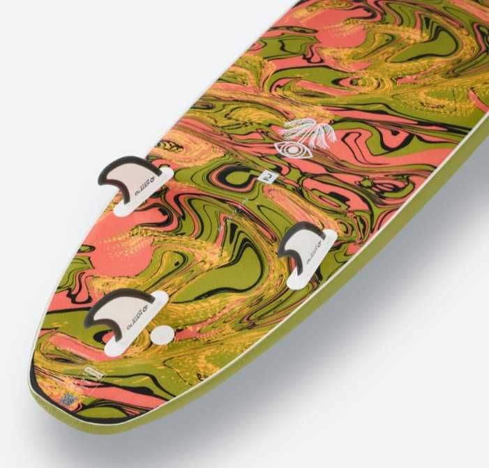 Prancha de surf em espuma 8'6" - 500 caqui