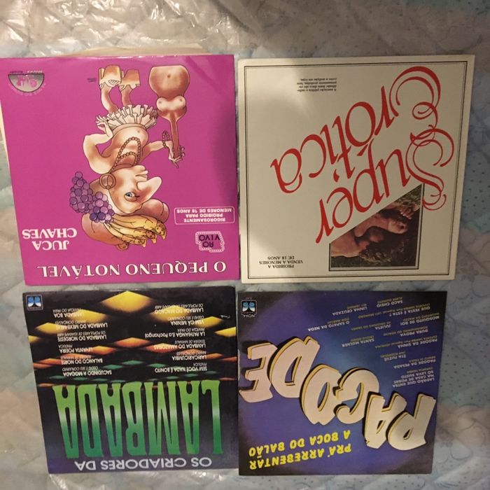 Discos de vinil raros.