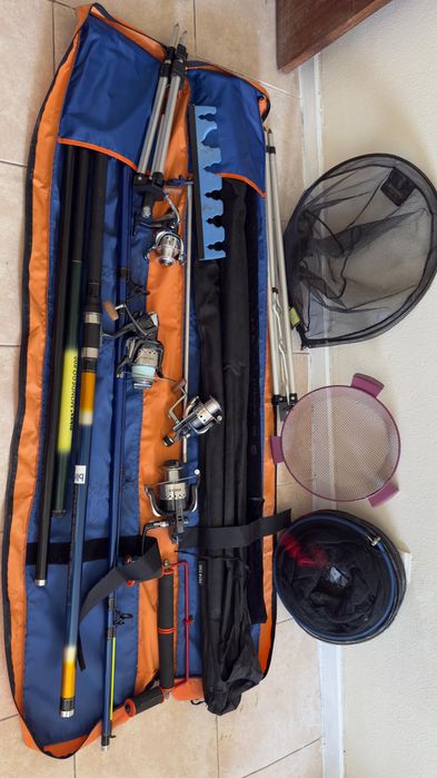 lote de material de pesca