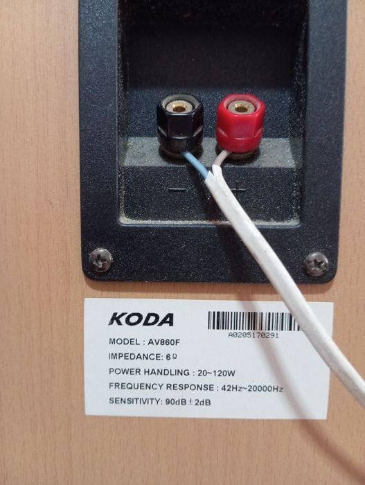 KODA model  AF860F  акустические колонки