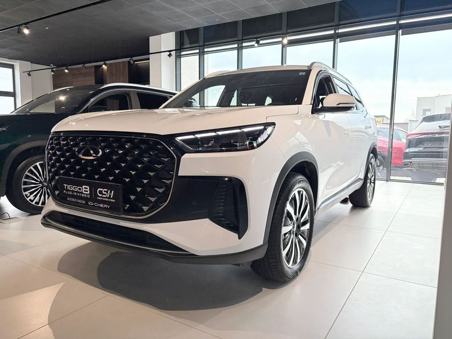 Chery Tiggo 8 TIGGO 8 PHEV Comfort | Pearl White | Ubezpieczenie 1 zł | 152 900 PLN