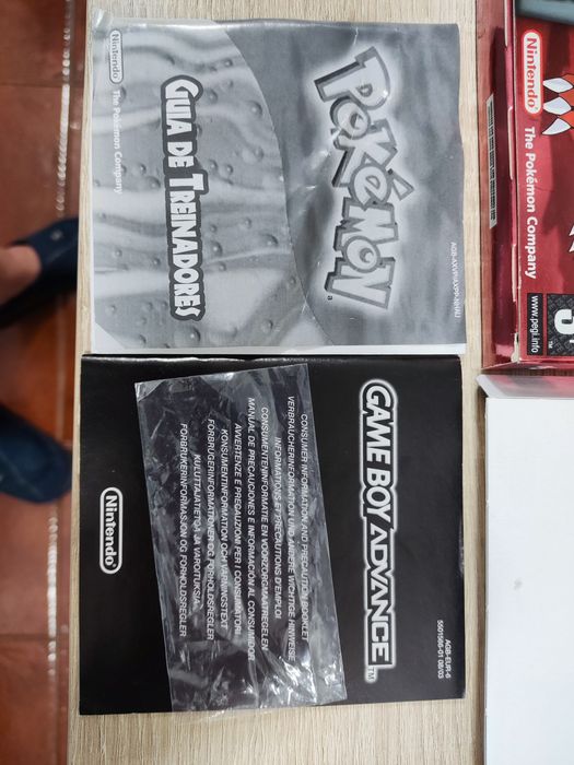 Caixa Pokémon Ruby bom estado nintendo