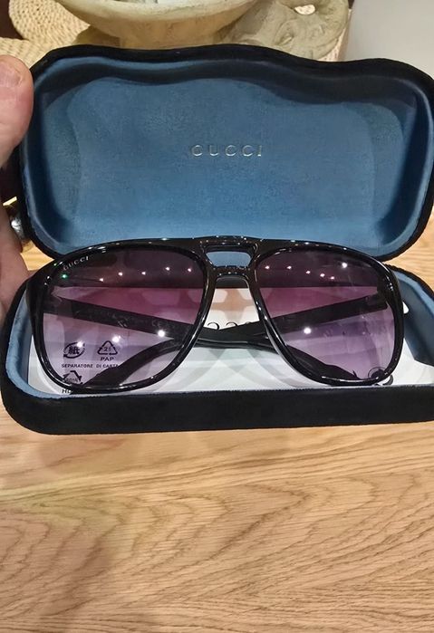 Gucci oryginalne okulary przeciwsłoneczne sunny damskie