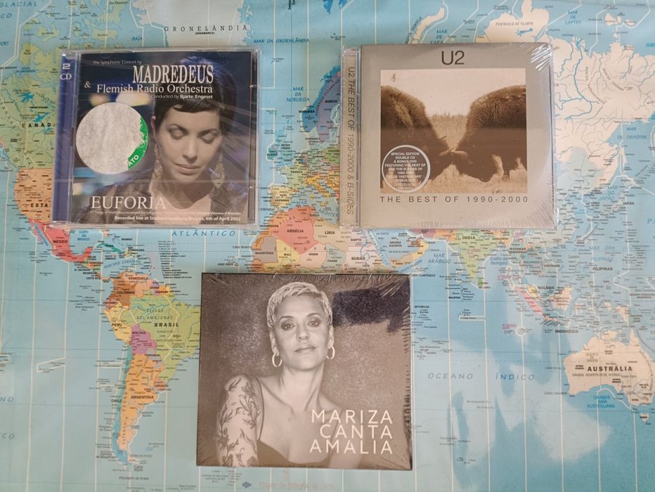 Pack 3 CD's Novos com película