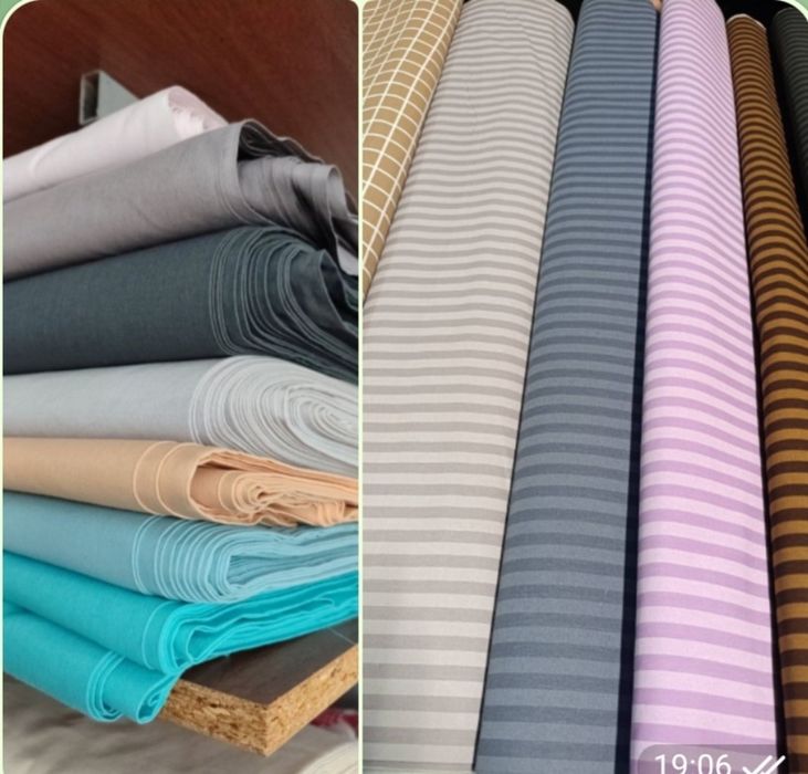 Простирадла на резинці, підковдри, наволочки, комплекти, бязь(бавовна)