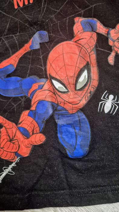 Zestaw komplet spiderman bluza i bluzka z długim rękawem 110