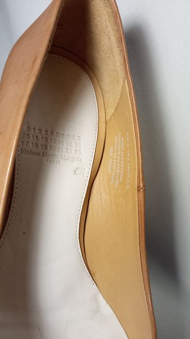 Maison Margiela & HM туфли на танкетке.