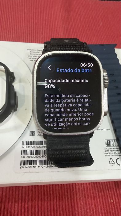Apple watch ultra (1) como novo