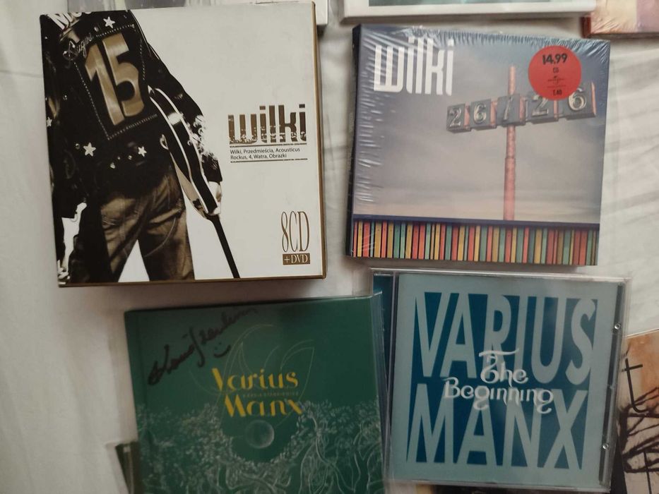 Płyty CD  Kukulska Marika Wilki Smolik Varius Manx Mioush