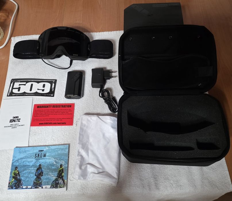 Gogle 509 Kingpin Ignite (grzana soczewka) - Black Ops (przydymione (p