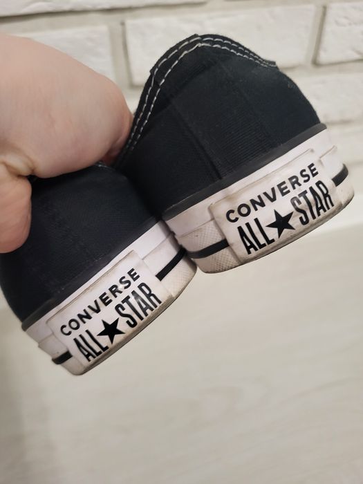 Czarne trampki converse all star 39