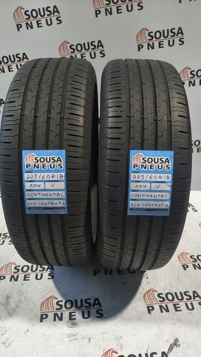 2 pneus semi novos 225-60R18 Continental - Oferta dos Portes