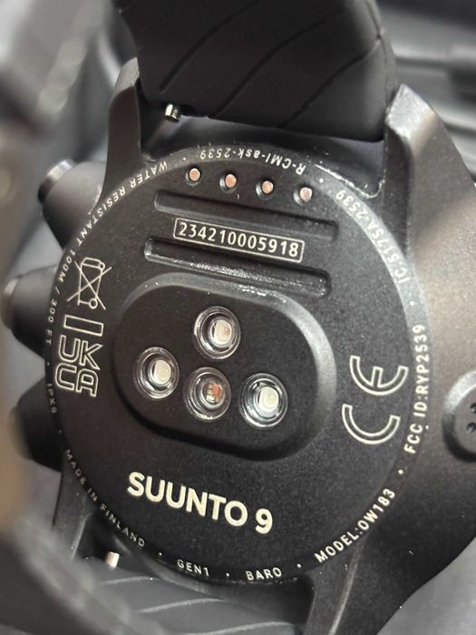 Zegarek sportowy Suunto 9 Baro czarny