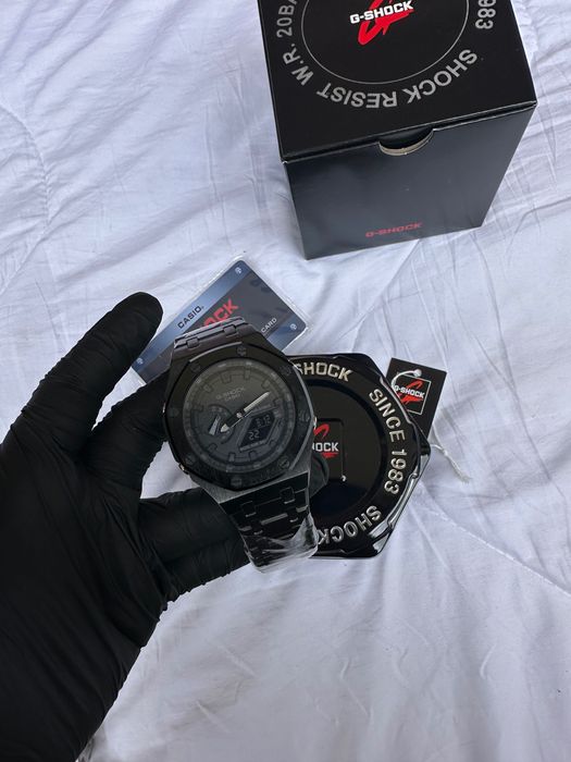 Casio ga 2100 metal czarny