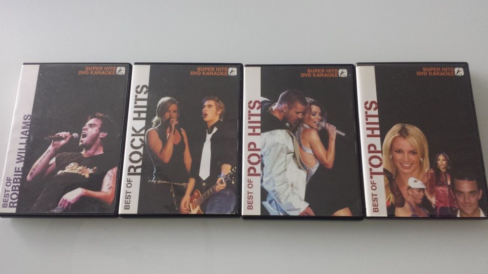 4 Karaoke DVDs Like New