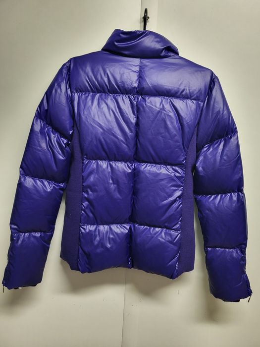 100%puch naturalny pikowana kurtka Adidas  40 ideal