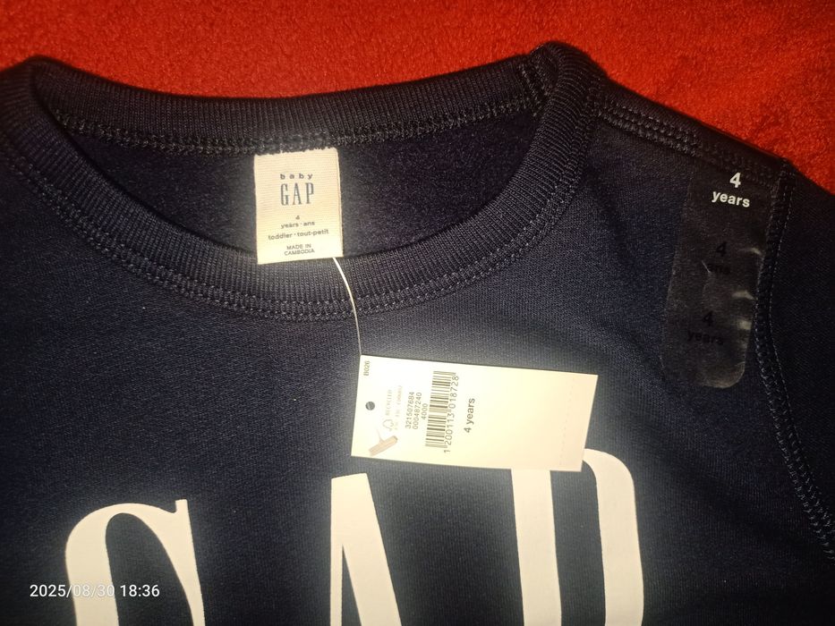 Bluza chłopięca GAP,roz.104/4l, Nowa z metką!